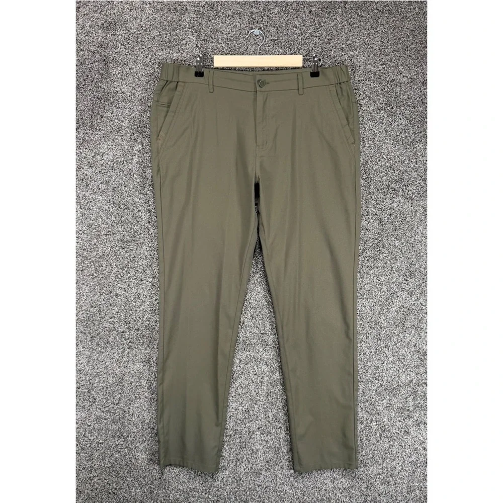 Jack Archer Jetsetter Tech Pants Mens 36/32 (Fits 38/32) Olive Green Performance